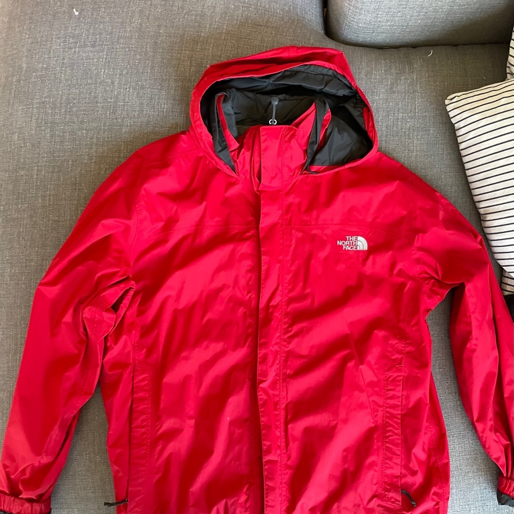 North Face rain jacket Mens size large
